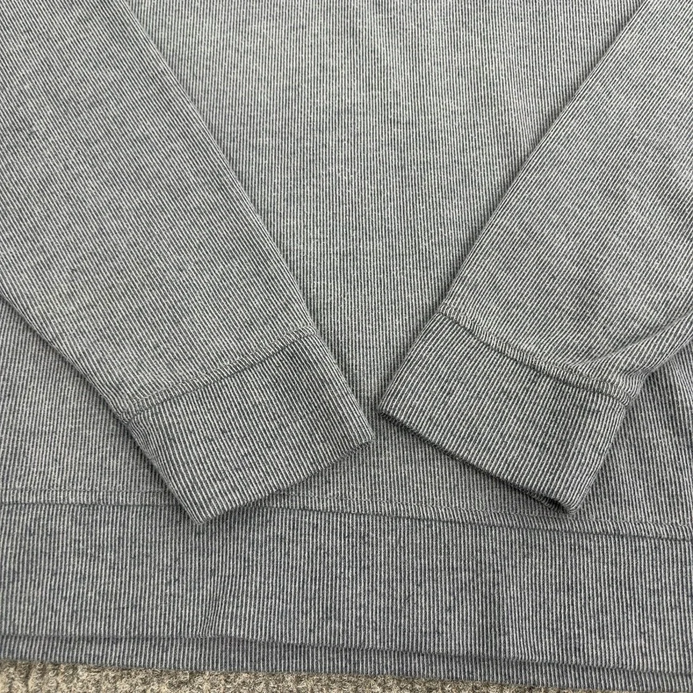Tommy Bahama Pullover‎ Mens M Blue Cotton Blend Mock Neck Quarter Button Casual